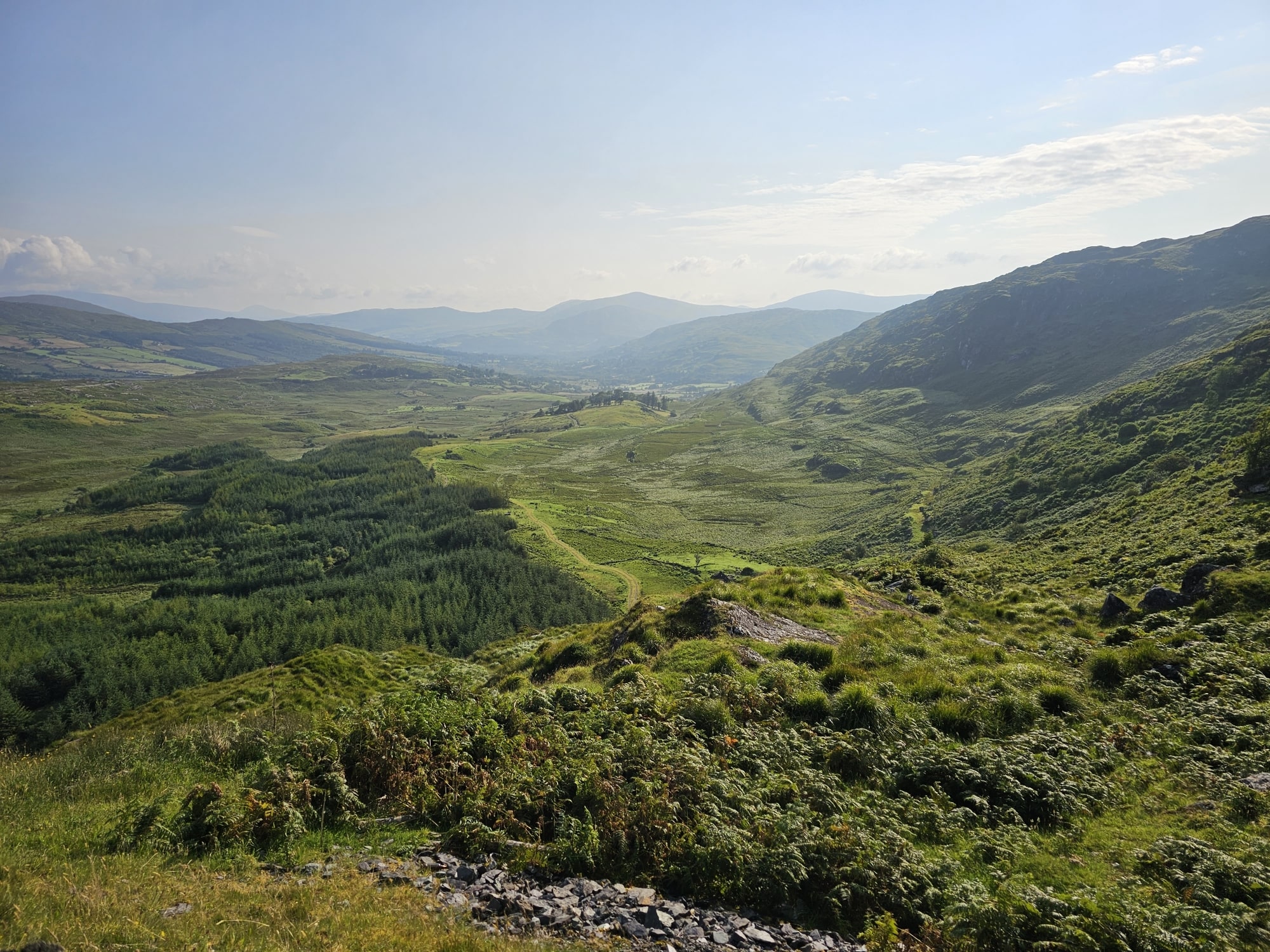 Ireland, the tourism place. Kerry, Bonane community view.
